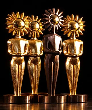 Troféus conquistados em festivais de cinema